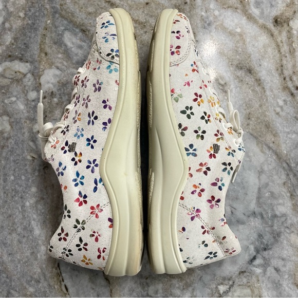 Finn Comfort Altea Sneakers Suede Leather Floral Made in Germany size 41 - Picture 6 of 12